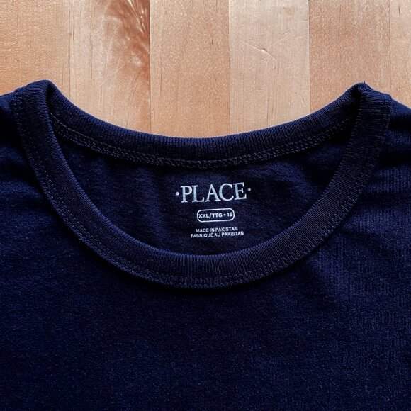 FREE add-on* Children's Place Rib-knit Crew-Neck T-Shirt Boys XXL - Picture 2 of 3